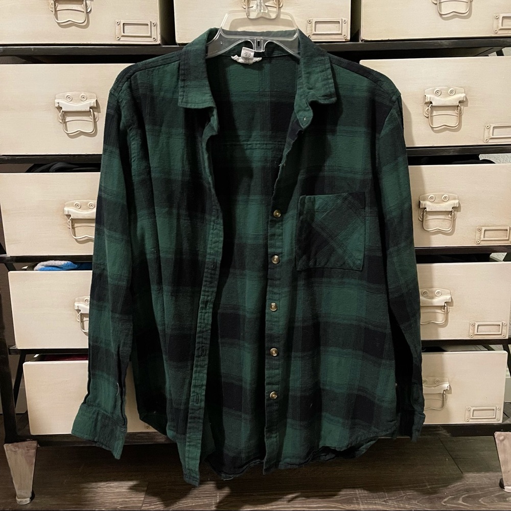 green flannel